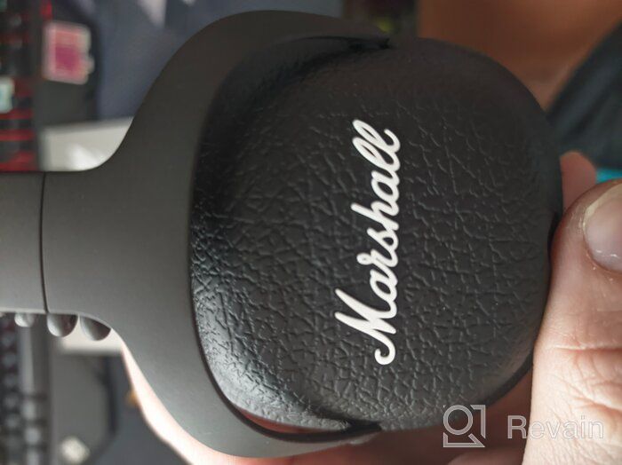 img 1 attached to Wireless Marshall Mid Bluetooth Headphones, Black review by Ada Strzelczyk ᠌
