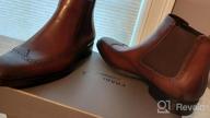 img 1 attached to FRASOICUS Mens Chelsea Boots Mens Leather Dress Boots review by Dube Jansen
