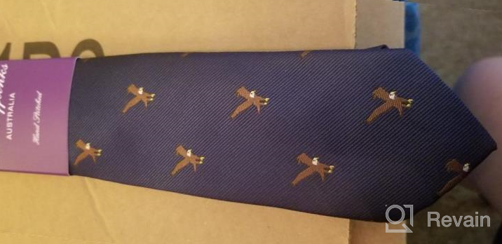 img 1 attached to Stand Out With Woven Animal Skinny Neckties - Perfect Birthday Gift For Men In The Workplace! review by Yuri Rochelin