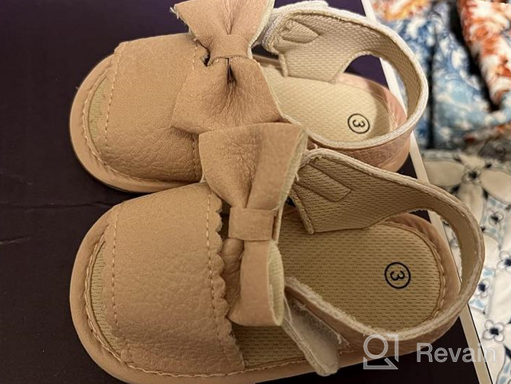 img 1 attached to 👟 Miamooi Sandals: Stylish Bowknot Leather Boys' Shoes for Comfortable Toddler Sandals review by James Chandran