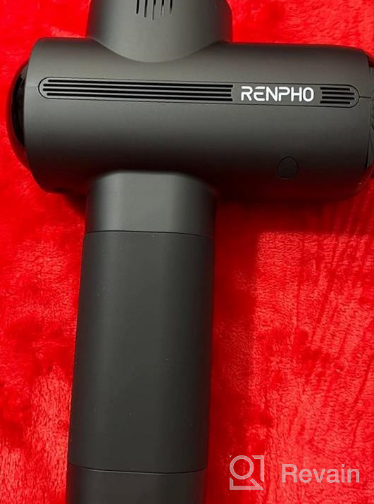 img 1 attached to RENPHO Upgrade Massage Gun Deep Tissue, Percussion Muscle Massager Gun Handheld With Case For Home Office Workout Back Neck Massage, Electric Back Massager, Ideal Christmas Gifts For Women/Men review by Kassandra Harris