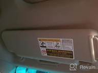 img 1 attached to Toyota 4Runner 2004-2008 Left Driver Side Sun Visor Replacement 74320-3D050-B0 Beige review by Kobby Fairchild