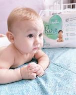 img 1 attached to Pampers Pure Protection Disposable Baby Diapers Size 3, Mega Pack - 27 Count, Hypoallergenic and Unscented (Old Version) review by Riko Doi ᠌