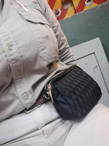 img 8 attached to Стильная и практичная: стеганая поясная сумка UTO для женщин — идеальная поясная сумка для путешествий, прогулок на свежем воздухе, шоппинга и многого другого