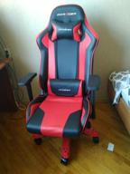 img 1 attached to Gaming chair DXRacer King OH/KS06, upholstery: imitation leather, color: black/red review by Czesawa Sobczak (Cze ᠌
