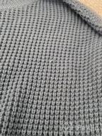 img 1 attached to Women'S Long Sleeve Waffle Knit Pullover Sweater Casual Jumper Top review by Michael Ringgold