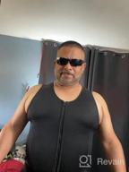 картинка 1 прикреплена к отзыву Gowhods Waist Trainer Sweat Vest For Men - Hot Neoprene Sauna Tank Top With Zipper Gym Workout Suit от Keize Barraza