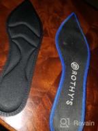 img 1 attached to Ultimate Comfort For High Heels: 2 Pairs Of Breathable, Arch-Supporting Insoles With 5D Sponge Barefoot Cushioning, Ideal For Massaging, Arch And Foot Pain Relief For Women review by Rick Booth