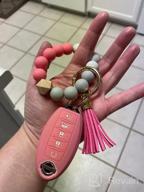 img 1 attached to Stylish And Functional: Coolcos Silicone Key Ring Bracelet For Women And Girls review by Justin Gore