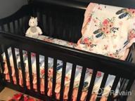 img 1 attached to Baby Girls Boys Crib Bedding Changing Pad Cover Blush Watercolor Table Pads review by Corey Moulton