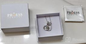 img 6 attached to 🌸 Hummingbird Necklace for Women - Sterling Silver Pendant with Flower Design - Ideal Gift for Best Friends, Girlfriends - Perfect for Birthdays, Anniversaries - PROESS Jewelry Collection