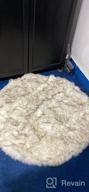 img 1 attached to Add Cozy, Faux Fur Flair To Your Home With Phantoscope'S Beige Anti-Skid Rug - Perfect For Both Adults And Kids! review by Reginald Truitt