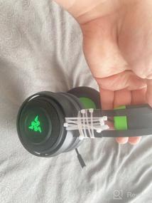 img 6 attached to Беспроводная игровая гарнитура Razer Nari Ultimate для Xbox One: объемный звук 7.1, тактильная обратная связь HyperSense, автоматический регулируемый ободок, выдвижной микрофон - совместима с Xbox Series X и S - черно-зеленая.