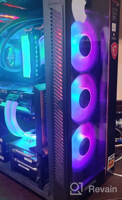 img 2 attached to 💦 GIGABYTE AORUS RGB AIO Liquid Cooler 360mm Radiator, Triple 120mm Windforce PWM Fans, Full Color LCD Display, Advanced RGB Lighting and Control, Intel 115X/2066, AMD AM4/TR4 Compatible review by Abhi Ambrose ᠌