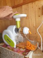 img 1 attached to Kitfort KT-1110-1 screw juicer, green review by Dorota Muzyka ᠌