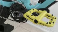 img 1 attached to Lightweight Nylon Fiber MTB Pedals: FOOKER 3 Bearing Non-Slip Bicycle Platform For BMX And 9/16"" Mountain Bikes review by Mark Quarterman