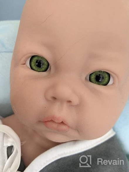 img 1 attached to Lifelike Vollence Silicone Baby Doll - Reborn Newborn Girl With Realistic Features And Full Body Silicone Material review by Stuart Dunn