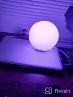картинка 1 прикреплена к отзыву Cordless LED RGB Sphere Lamp W/ Remote - 6" Color Changing Glow Ball Mood Light, IP67 Waterproof Hanging Ambience Decor For Party Exhibition Nursery Bedside от Kimoni Parson