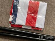 img 1 attached to Heavy Duty 25FT Aluminum Flag Pole Kit With 3X5 FT American Flag For Outdoor In Ground Use - Perfect For Residential, Commercial And Garden Display By BaiYuan review by Christopher Shah