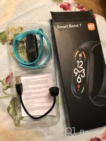 img 12 attached to Smart Xiaomi Mi Band 7 Global bracelet for Russia, black