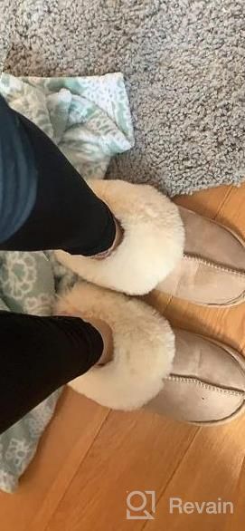 img 1 attached to Stay Cozy & Stylish With Women'S Memory Foam Slip-On Slippers - Fluffy, Soft & Warm For Indoor/Outdoor Use review by Mike Modesto