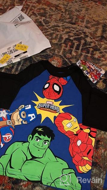 img 1 attached to 👕 Boys' Clothing: Marvel Super Adventures Sleeve T Shirt - Tops, Tees & Shirts review by Matt Charlton