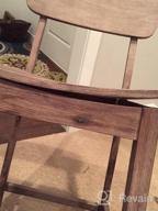img 1 attached to 1-Pack Boraam Torino Counter Height Stool, Barnwood Wire-Brush Finish, 24-Inch review by Vivian Eker