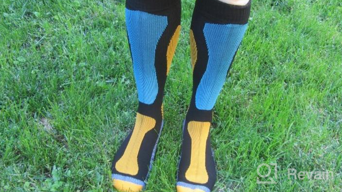 img 1 attached to Waterproof Knee-High Socks For Men And Women - Perfect For Hiking, Kayaking And More! Includes 1 Pair review by Imran Roach