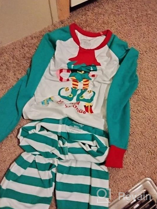 img 1 attached to 🦖 Shelry Kid's Dinosaur Pajamas Sleepwear Set - Boys' Clothing review by John Arsov