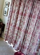 img 1 attached to Transform Your Space With DriftAway Freda Jacobean Floral Blackout Curtains review by Justin Wallace