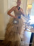 img 1 attached to Women'S Puffy High Low Layered Tulle Asymmetrical Skirt For Wedding Or Night Out review by Jimmy Breaux