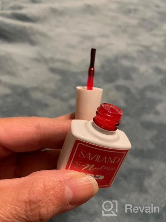 img 1 attached to Get A Flawless Look With SAVILAND'S Long-Lasting Black Gel Nail Polish - Ultimate Beauty Treatment For Your Nails! review by Reggie Stewart