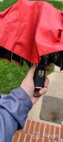 img 5 attached to Small, Automatic Open/Close Umbrella With Teflon Coating - Windproof & Lightweight For Traveling & Backpackers!