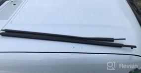 img 3 attached to MotorFansClub 4PCS Weatherstrip Compatible With 2007 Black Vehicle