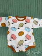 img 1 attached to Fall-Inspired Oversized Onesie For Baby Girl Or Boy: Halloween Pumpkin Sweatshirt Romper And Long Sleeve Babyclothes review by Ryan Selpasoria