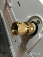 img 1 attached to Upgrade Your Water Fittings With Riemex Garden Hose Quick Connector Set - Solid Brass 3/4 Inch GHT Thread For No-Leak Easy Connect (4 Pack) review by Roderick Reynolds