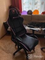 img 1 attached to Computer chair COUGAR ARMOR One EVA gaming chair, upholstery: imitation leather, color: black/pink review by Gabriela Strus ᠌