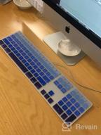img 1 attached to Protect Your IMac Keyboard With ProElife Silicone Cover Skin - Full Size And Ultra-Thin, Wired USB MB110LL/B-A1243, Ideal For Apple Lovers (Black) review by Doug Davis