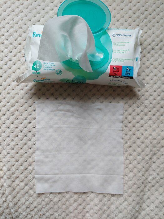 img 3 attached to Pampers Aqua Pure Wipes: Four-Pack for Gentle and Effective Baby Care review by Ada Banas ᠌