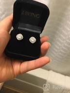 img 1 attached to SBLING Platinum Plated Earrings: Exquisite Swarovski Crystal Jewelry for Girls review by Amy Riley