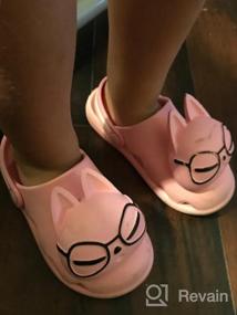 img 5 attached to Piqubidu Kids Boys Girls Cartoon Clogs Sandals | Cute, Lightweight Slip-on Footwear for Toddlers