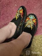 img 1 attached to 👞 Unisex Beijing Embroidered Rubber Shoes: Martial Men's Loafers & Slip-Ons review by Octavius Webster