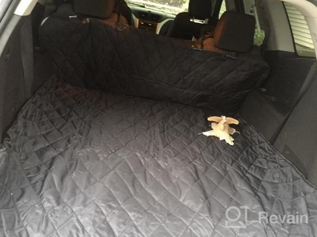 img 1 attached to USA-Made Extra Large Black SUV Cargo Liner For Dogs By 4Knines - Perfect For Protecting Your Vehicle! review by Wesley Bell