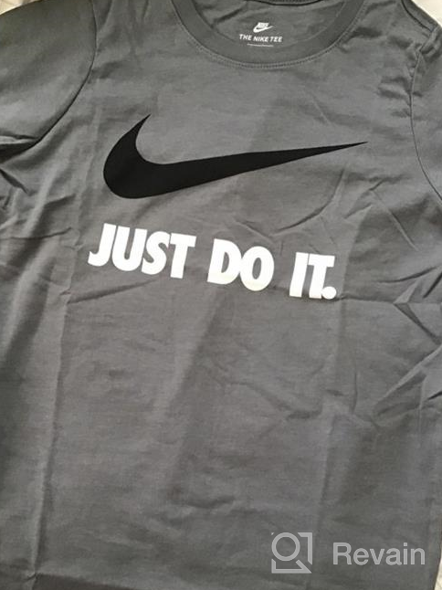 img 1 attached to Nike Boys' Just Do It Swoosh T-Shirt review by Mike Rajput