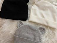 img 1 attached to Cute And Comfortable Sarfel Baby Beanie Hats For Newborn Boys And Girls - Soft Cotton And Unisex Design For Infants 0-6 Months review by George Halbohm