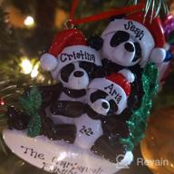 img 1 attached to 2022 Unique Family Christmas Ornaments - Polyresin Panda Bear Family Ornament - Personalized Family Of 3 Decoration - Ideal Gifts For Mom, Dad, Kids, Grandma, Grandpa - Long-Lasting Family Décor review by Jessica Brown