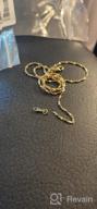 img 1 attached to 24k Real Gold Plated Twisted Nugget Chain Necklace by Lifetime Jewelry - 1.2mm review by Daniel Greene