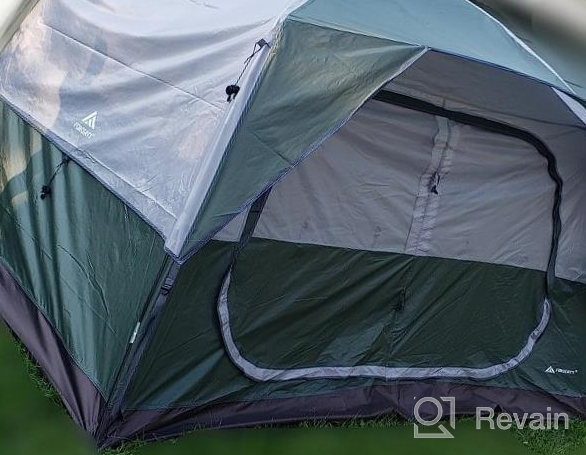 img 1 attached to 4-Person Waterproof Camping Tent With Removable Rain Fly, Lightweight & Portable Backpacking Tent For 4 Seasons Family Gatherings, Hiking And Travel. review by Ryan Springer
