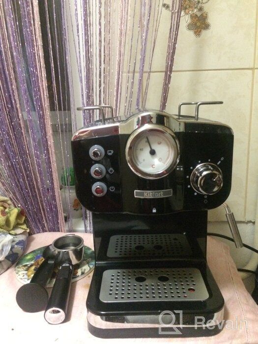 img 1 attached to Coffeemaker Kitfort KT-739, black review by Anastazja Frelek (Ma ᠌
