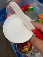 img 1 attached to FUNERICA 45-Pieces Cutting Pretend Play Food Set, Fruits, Vegetables, Stainless-Steel Pots, Pans, Utensils. Toy Kitchen Accessories Playset For Toddlers Preschoolers Kids (Includes Storage Container) review by Raymundo Miller